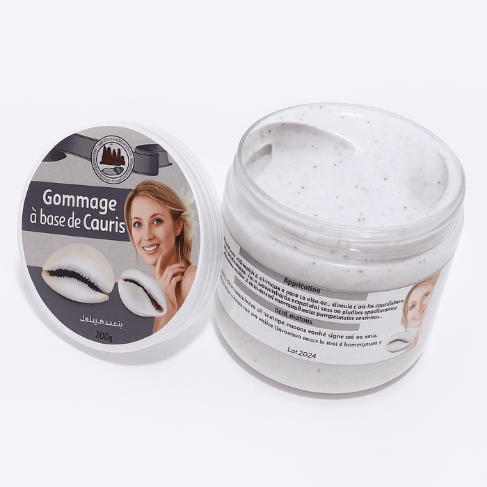 Gommage à base de Cauris 200g – Packs 6, 12, 24 - nilabeautys.com