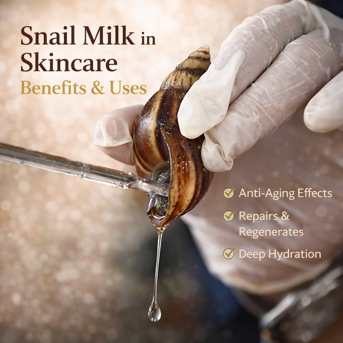 Lait d’Escargot : bienfaits, utilisations et soin naturel pour la peau