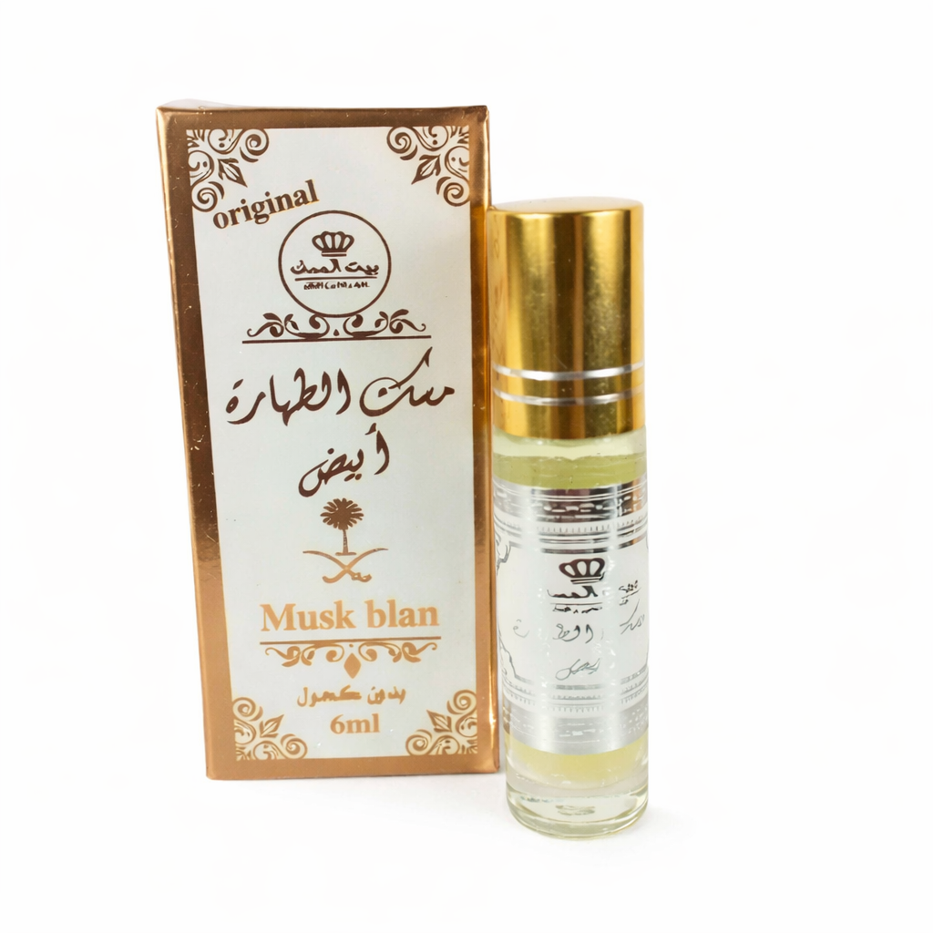 Musk Al Tahara : parfum arabe sans alcool au musc blanc – bienfaits et utilisation