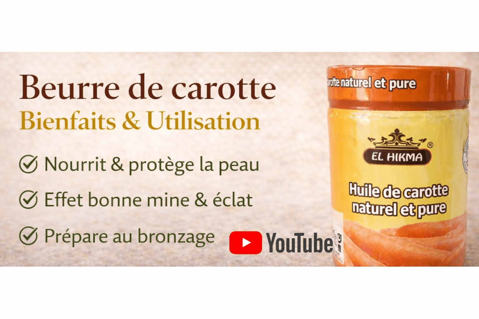 Beurre de carotte : bienfaits, utilisations et soin naturel pour la peau - nilabeautys.com