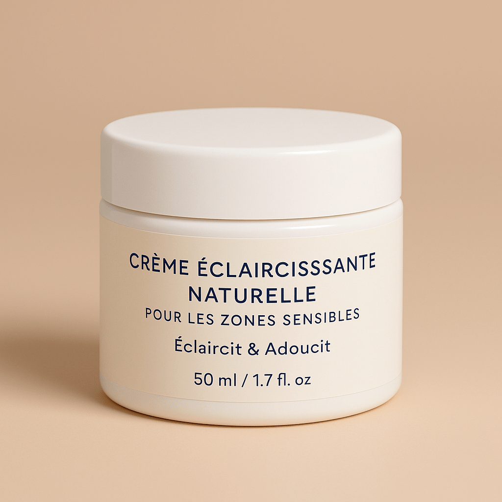 Crème Éclaircissante Naturelle pour les Zones Sensibles : Une Beauté Douce et Respectueuse - nilabeautys.com