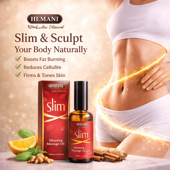 Huile de massage Slim Hemani : bienfaits, utilisation et résultats - nilabeautys.com