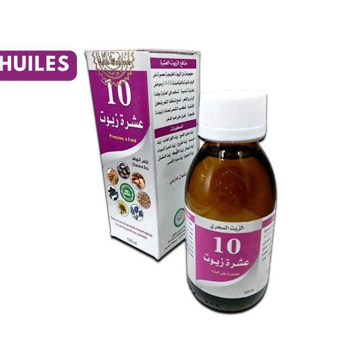 Huile Magique Dix Huiles : Secret pour des Cheveux Éclatants - nilabeautys.com