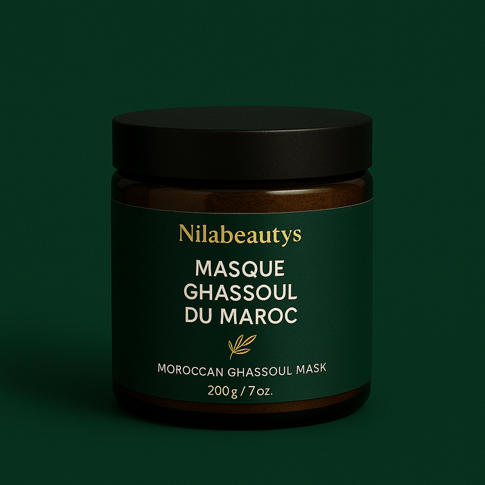 Masque Ghassoul du Maroc – Purification &amp; Éclat - nilabeautys.com