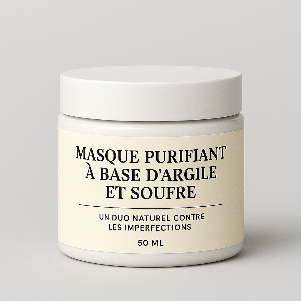 Masques purifiants à base d’argile et soufre : un duo naturel contre les imperfections - nilabeautys.com