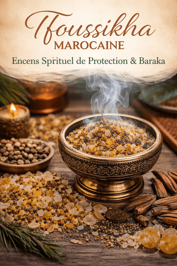 Tfoussikha Marocaine – Encens Spirituel de Protection – Guide 2026