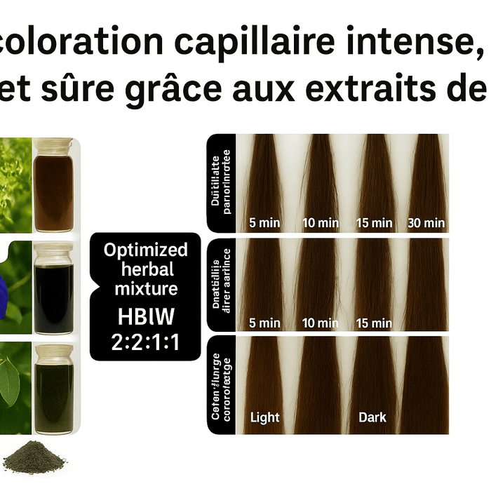 Une coloration capillaire intense, naturelle et sûre grâce aux extraits de plantes - nilabeautys.com