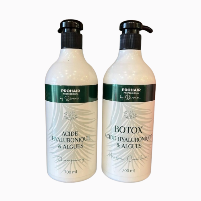 Kit Routine Capillaire PROHAIR by Birraci – Shampooing + Masque 2x650ml