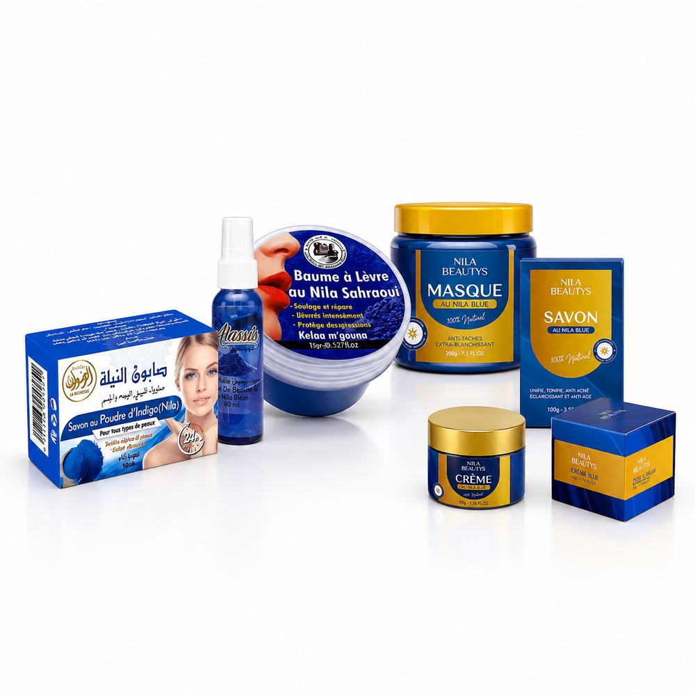 Pack Nila Bleu – 6 Soins Visage & Corps