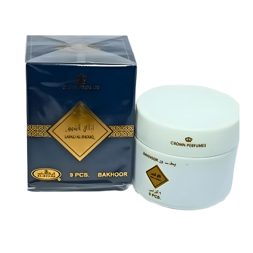 Bakhoor Layali Al Shouq 9PCS – Disques Encens Oriental Floral & Doux