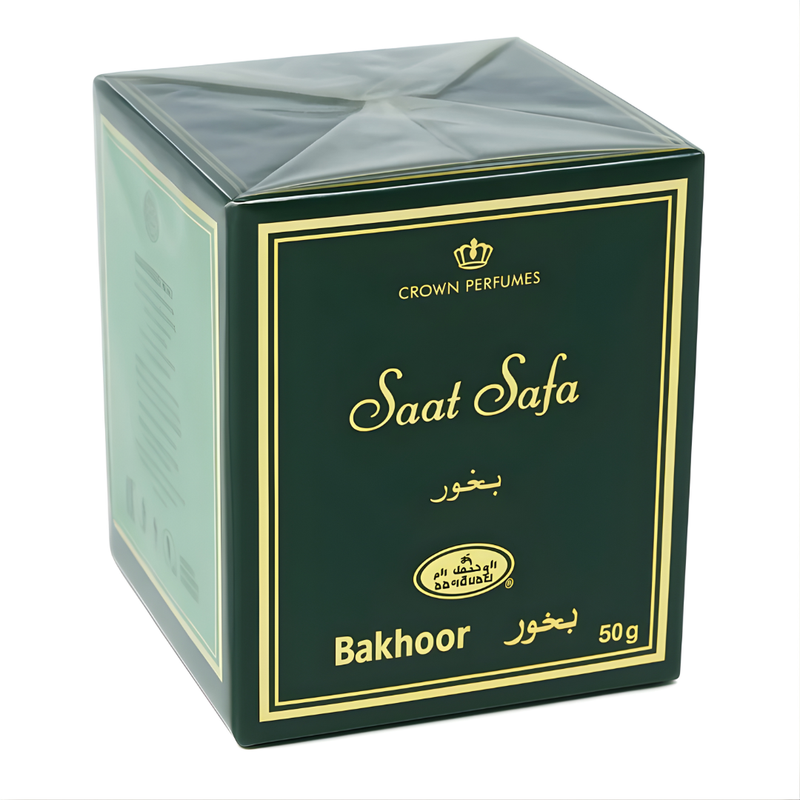 Encens Bakhoor Saat Safa 50g – Oud Boisé, Floral & Épicé