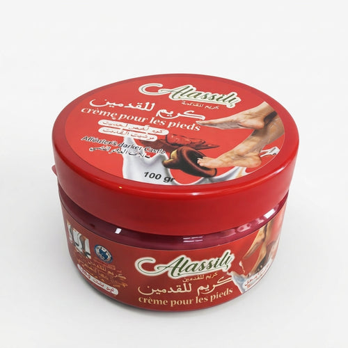 Crème Pieds El Assil à l'Aker Fassi 100g | Hydratation et Confort – Usage Externe
