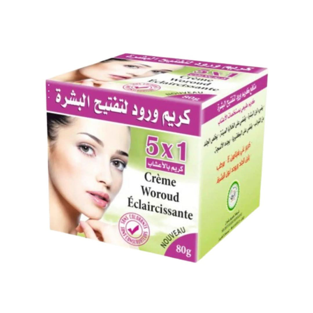 Crème Woroud au rose 80g – réduit taches et hydrate