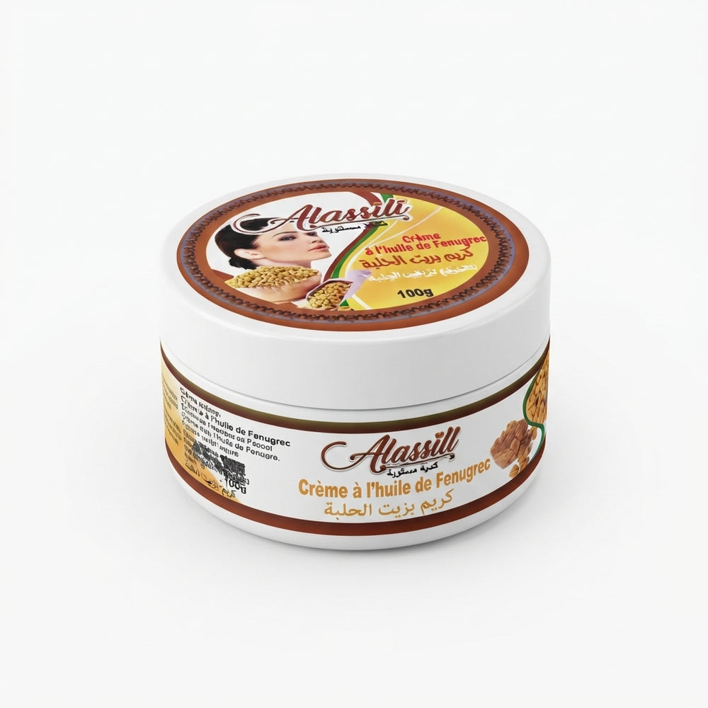 Crème à l’Huile de Fenugrec | Hydratation Profonde et Confort des Peaux Sensibles