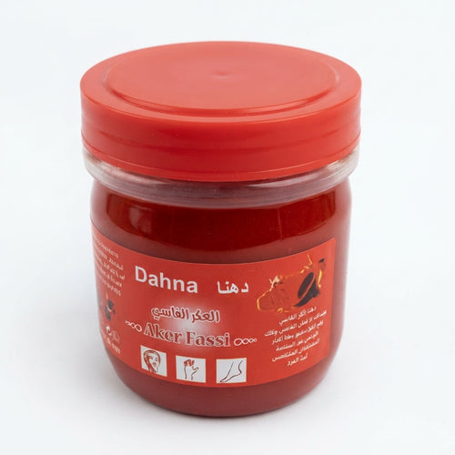 Dahna Aker fassi du Maroc 100g | Colorant Naturel Coquelicot et Grenade
