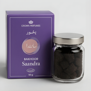 
Encens Bakhoor Sandra 50g – Oud Boisé & Floral Élégant
