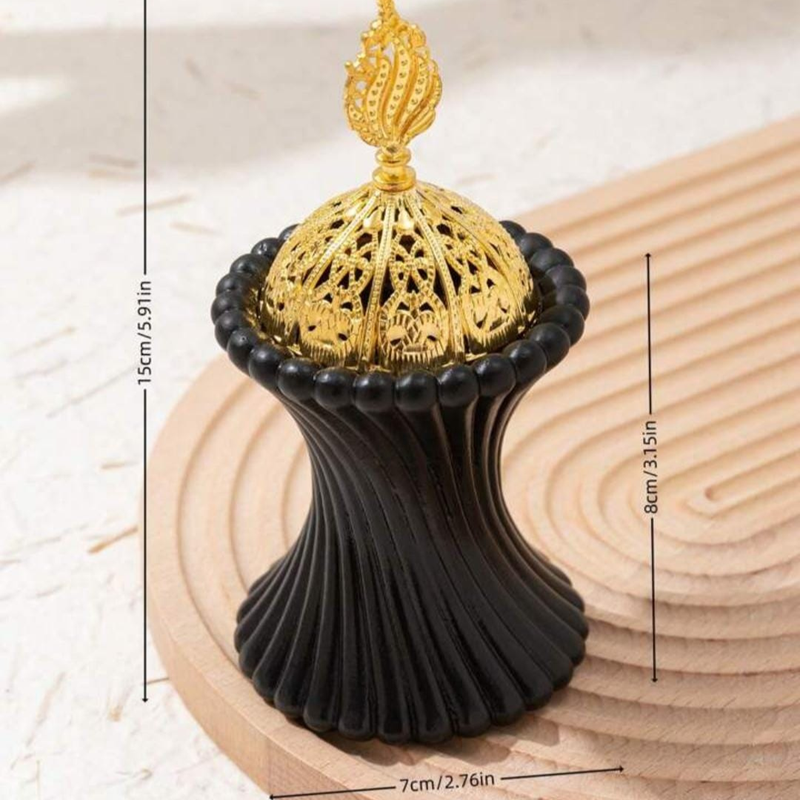 Encensoir Mabkhara Noir – Élégance Orientale