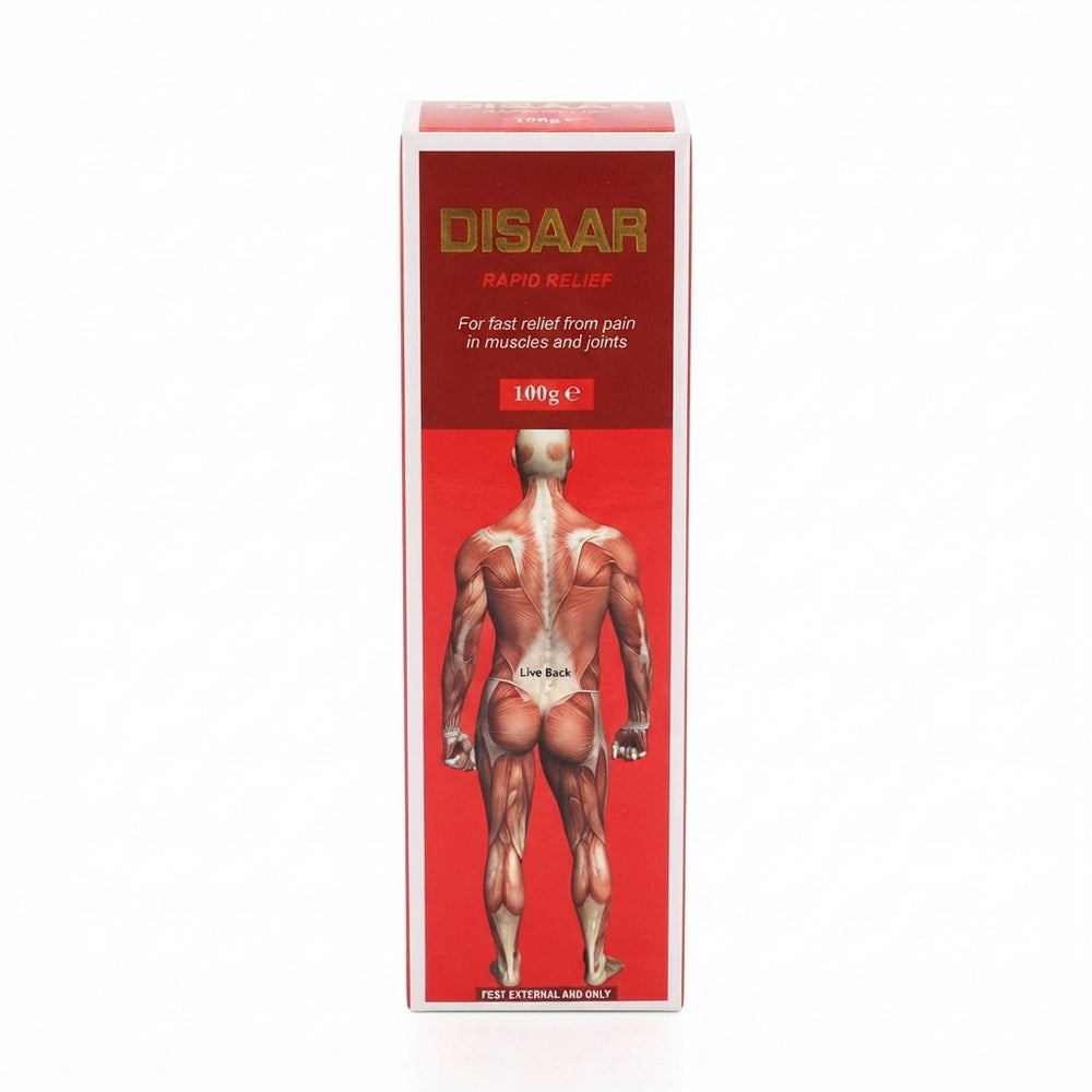 Disaar Crème de Massage 100g – Crème Corporelle Fraîcheur | Usage Externe