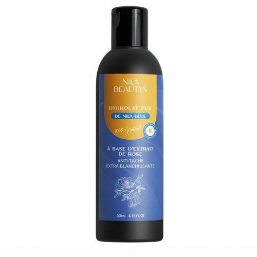 Eau de Rose au Nila Bleu – Tonique Éclaircissant & Hydratant | Visage & Cou