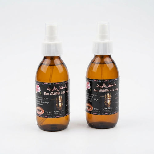Eau de Rose du Maroc 250ml en Bocal Vitré | Hydratation et Confort de la Peau