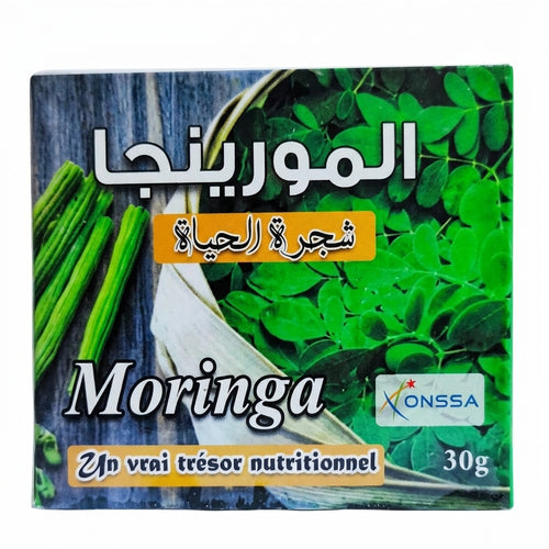 Poudre de Moringa 30g – Plante en poudre pour usage alimentaire