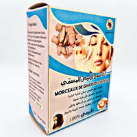 Ghassoul blanc en morceaux du Maroc 150g – Soin Éclat Visage & Corps