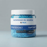 Gommage Nila Bleu & Sel Marin 180g – Exfoliant Corps