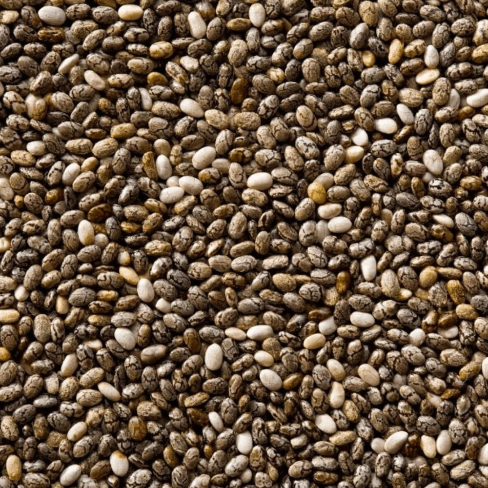 Graines de Chia – 50g, 100g ou 200g | Superaliment Riche en Fibres, Oméga-3 & Protéines