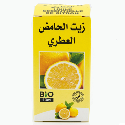 Huile Essentielle de Citron Bio 10ml – Pure, détoxifiante et antiseptique