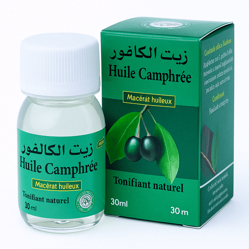 Huile de Camphrier 100% Pure – Soin & Massage 30ml 