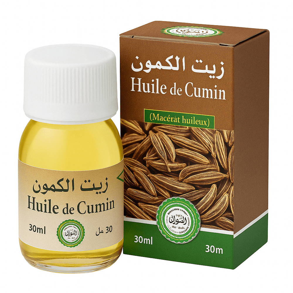 Huile de Cumin Noir – Peau, Cheveux & Immunité 30ml