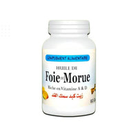 Huile de Foie de Morue 60 Capsules – Oméga-3, Vitamines A & D