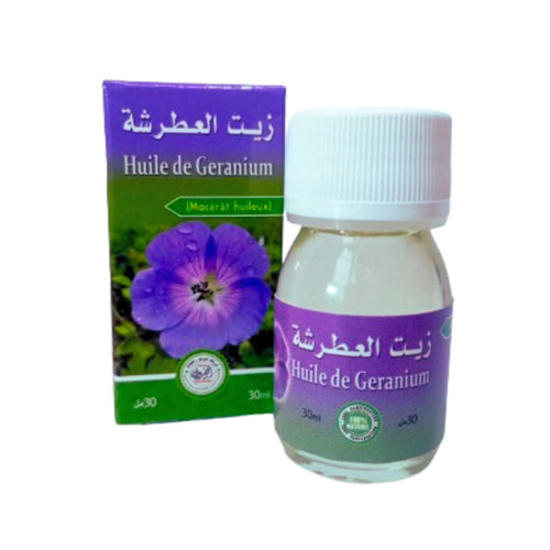 Huile de Géranium Rosat 30 ml – Peau & Massage