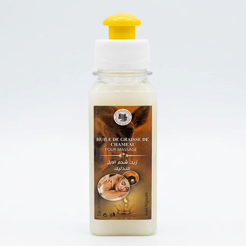 Huile de Graisse de Bosse de Chameau 100ml – Massage Relaxant & Hydratation Profonde
