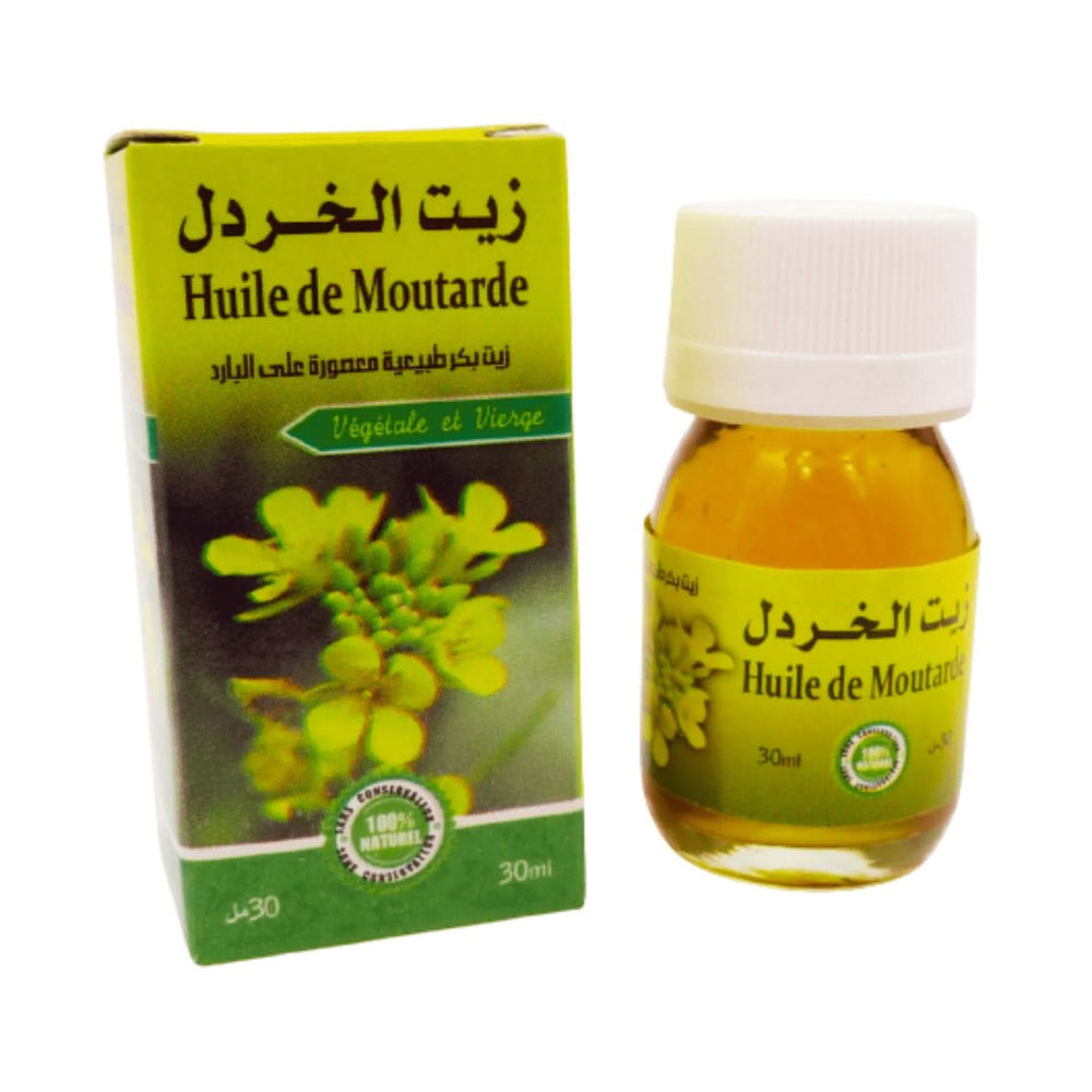 Huile de Moutarde Pressée à Froid – Massage & Peau 30ml