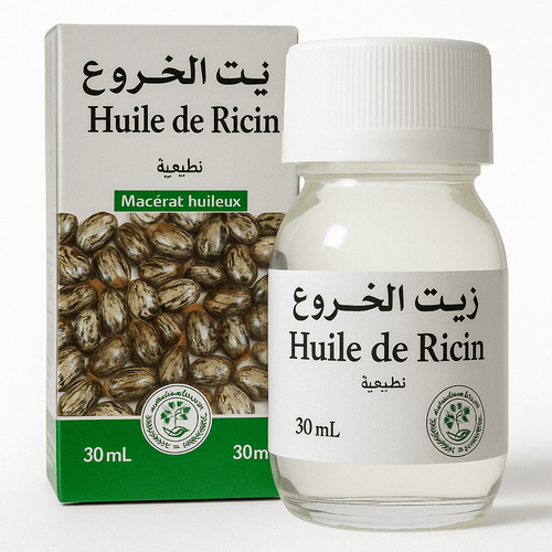Huile de Ricin Pure 30 ml – Cheveux, Peau & Ongles