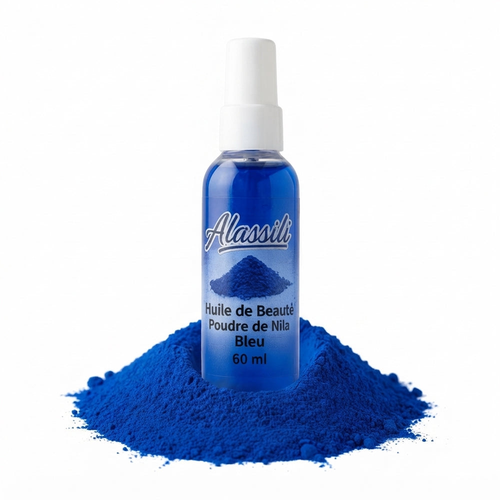 Huile de poudre de nila 60ml – Anti-Taches, Hydratation & Brillance | Peau, Corps & Cheveux