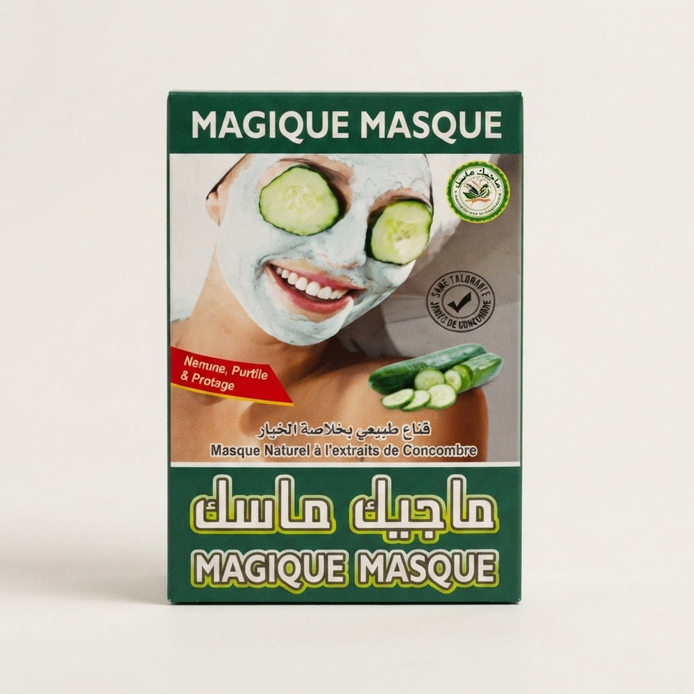 Masque Concombre 250g – Soin Naturel Visage | Origine Maroc
