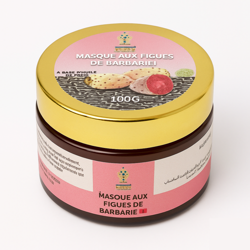 Masque aux Pépins de Figue de Barbarie – Soin régénérant & hydratant
