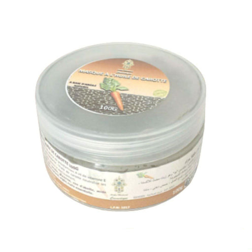 Masque de Carotte à l'Argile Rouge 100g – Soin de Nuit Hydratant & Éclat
