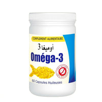 Oméga-3 Complément Alimentaire – 30 ou 60 Capsules | Acides Gras Essentiels