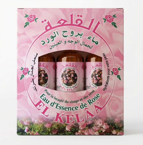 Pack de 3 Eau de Rose du Maroc 300 ml | Format Économique – Tonique et Rafraîchissant