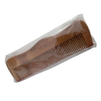 Peigne en Bois de Hêtre Naturel | Artisanat Marocain – Cheveux et Barbe
