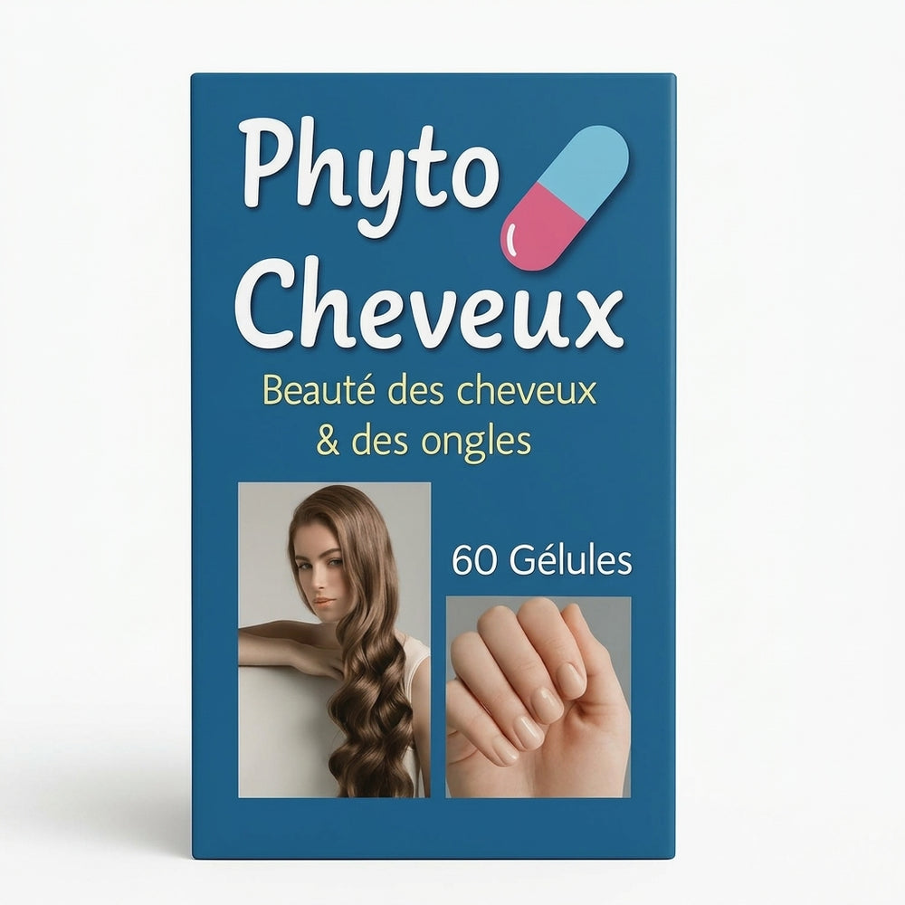 Phyto Cheveux 60 Gélules – Croissance, Force & Éclat Capillaire | Formule 100% Naturelle