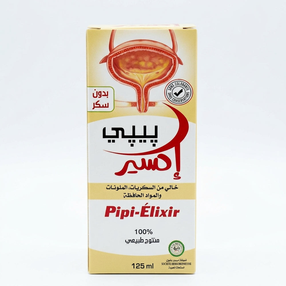 Pipi-Élixir 125ml – Solution Naturelle Sans Sucres Ajoutés | Soulagement & Bien-Être