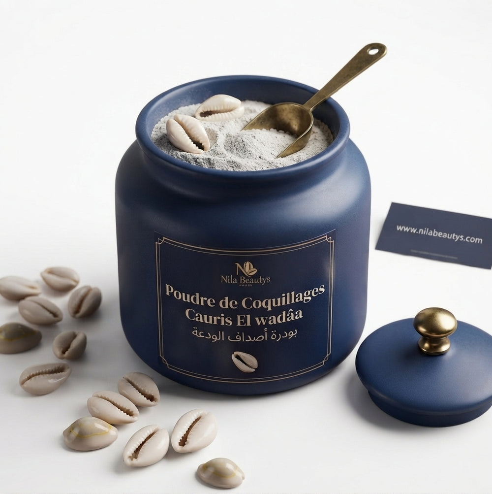 Poudre de Coquillage de Cauris – Soin Visage & Peau