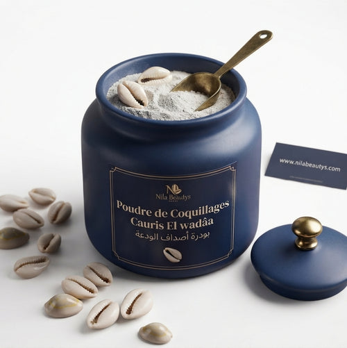 Poudre de Coquillage de Cauris – Soin Visage & Peau