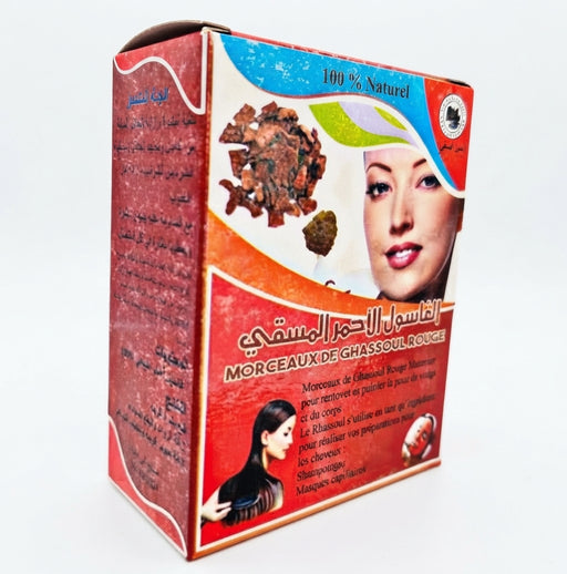 Rhassoul à l’Aker Fassi 150g | Argile Marocaine et Coquelicot – Masque Naturel