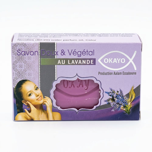Savon Doux et Végétal à la Lavande 100g – Savon Naturel Apaisant & Relaxant
