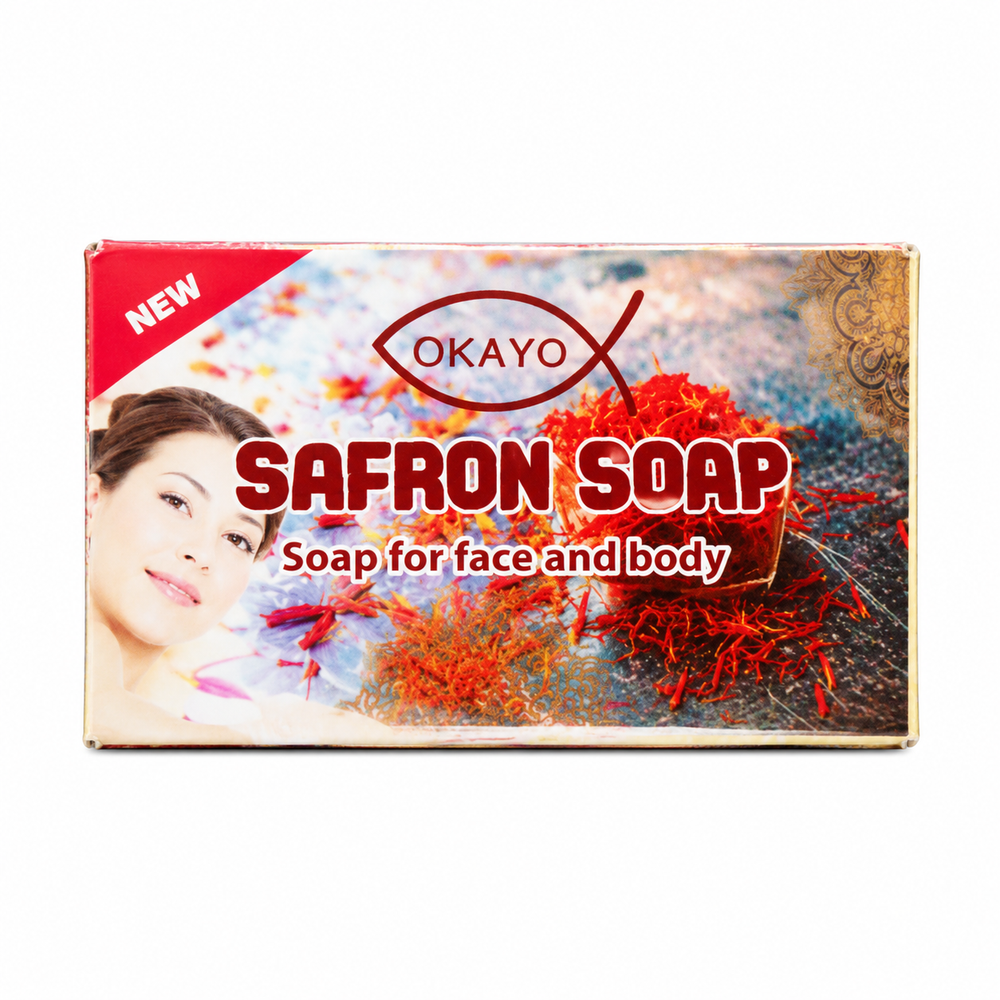 Savon au Safran 100g – Savon Somptueux Nourrissant Visage & Corps | Tous Types de Peau